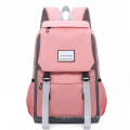 Black Solid Color Backpack Plain Backpack For School Students